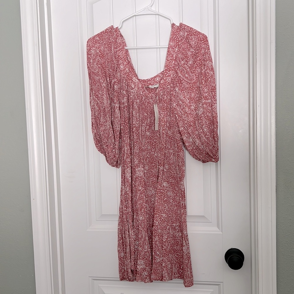 Pink & White Dress